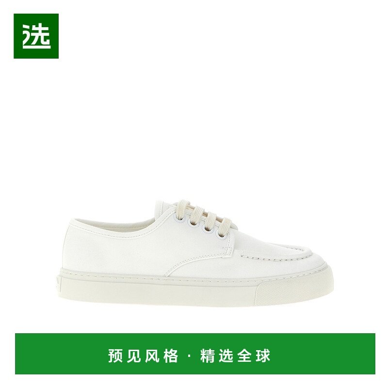 香港直邮Prada 圆头低帮休闲鞋 2EE4273T0AFD001普拉达运动鞋