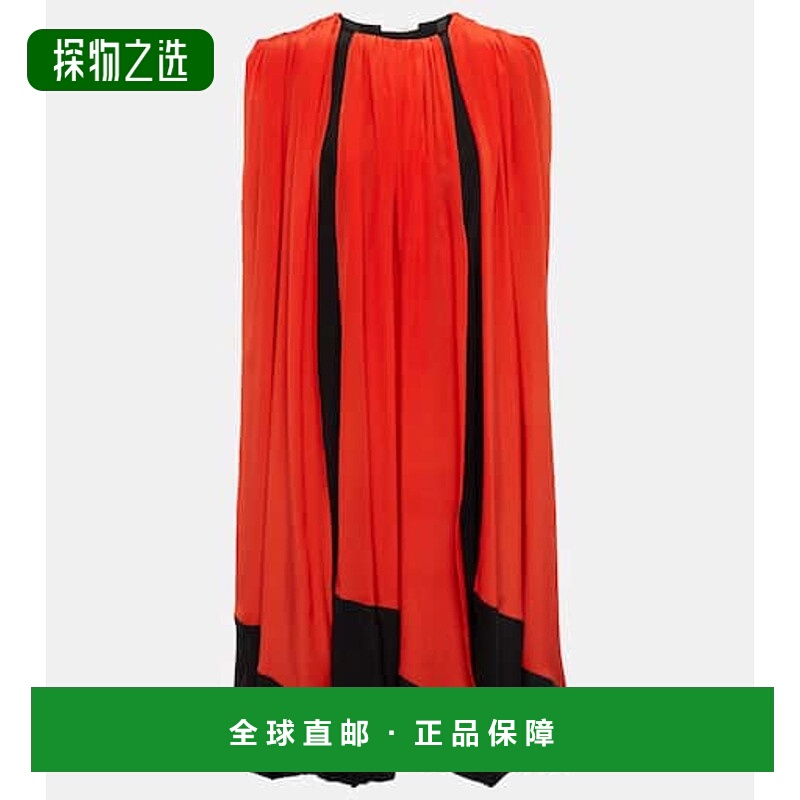 1h可退 香港直邮The Row 女士 Althea 真丝长款上衣 red红色 舒适