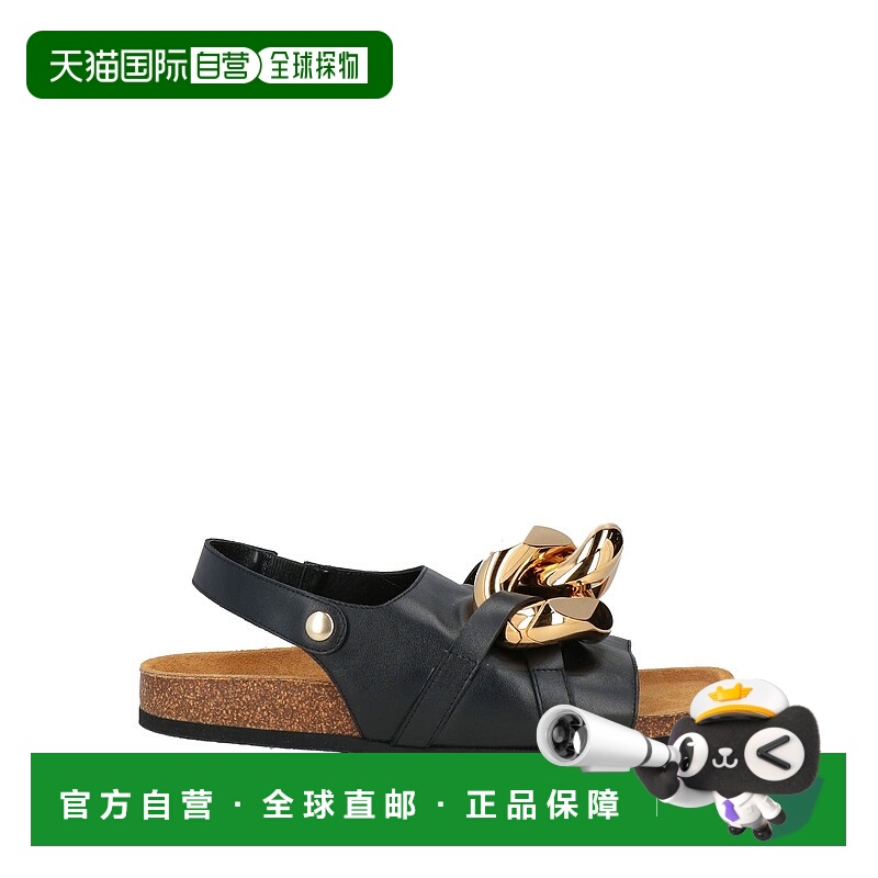 1h可退 香港直邮J.W. Anderson 男士 凉鞋 black黑色 舒适时尚