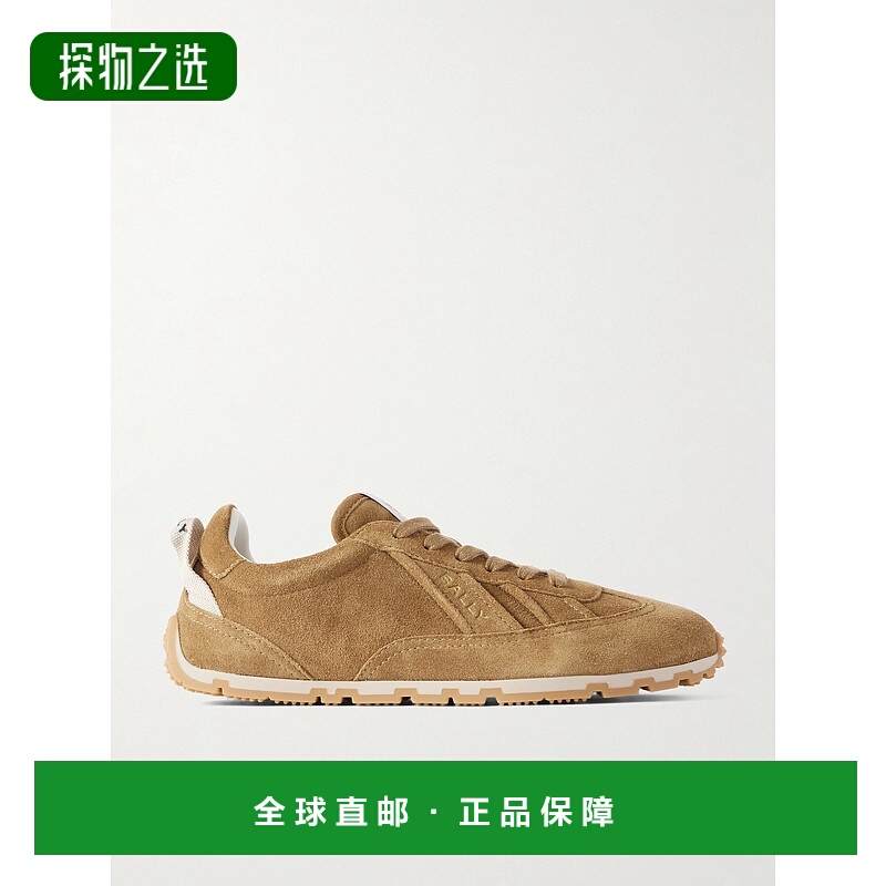 香港直邮Bally 巴利 女士 Quest 罗缎边绒面革运动鞋 WK00CKSU005