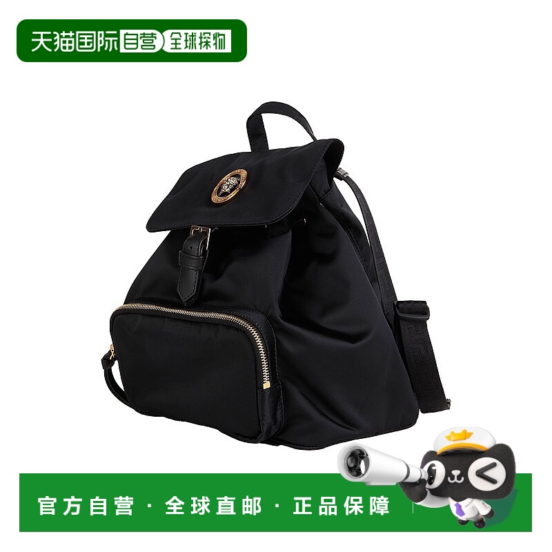 1h可退 香港直邮Versace 范思哲 女士 背包 black黑色 舒适时尚