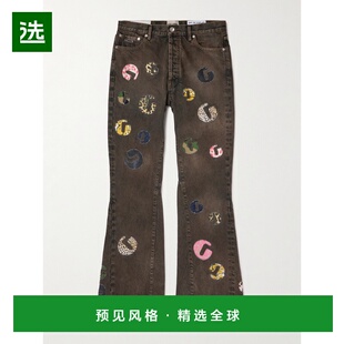 1h可退 香港直邮gallery dept 男士 G-Time Logo-Appliquéd 喇叭