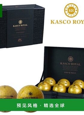 日本直邮kasco ROYAL3 Casco Royal 三颗高尔夫球半打（6 颗）