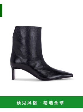 1h可退 香港直邮KHAITE 女士 Ona 脚踝靴 F1100907 black黑色 舒