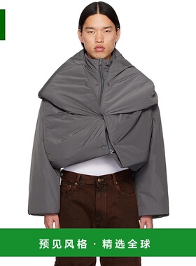 1h可退 香港直邮Y PROJECT 男士 灰色 Snap Off 夹克 103JA001