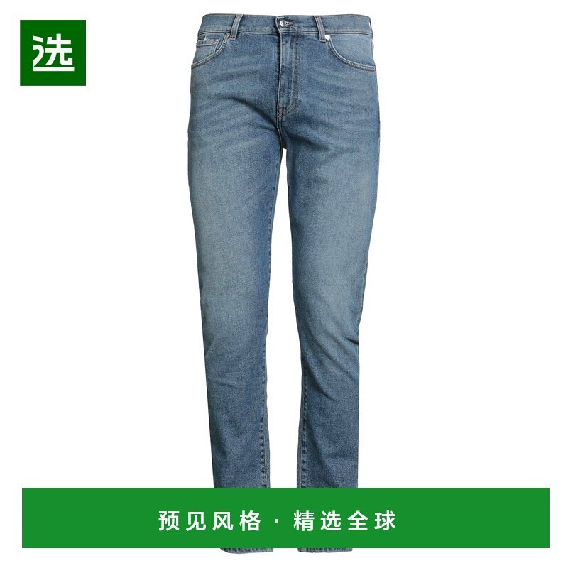 1h可退 香港直邮Iceberg 冰山 男士 牛仔长裤 blue蓝色 舒适时尚,男装,牛仔裤,淘宝优惠券,粉丝福利购,淘宝优惠卷