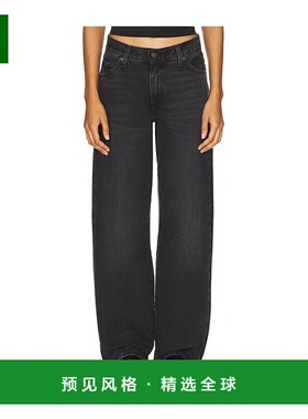 1h可退 香港直邮Levi'S 李维斯 女士 黑色 Baggy Dad 牛仔裤 A349