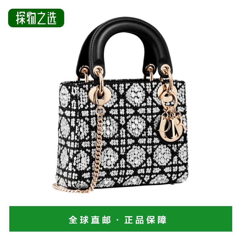 香港直邮Dior 迷你 Lady Dior单肩包 M0505OIOQ