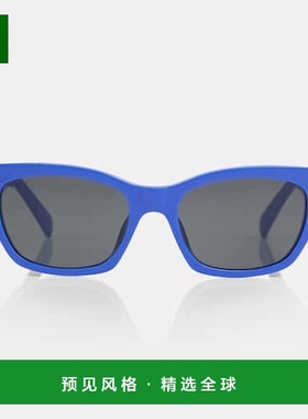 1h可退 香港直邮Celine 思琳 女士 猫眼太阳眼镜 001392 blue蓝色
