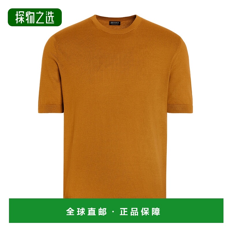 香港直邮Zegna 圆领短袖T恤 UFC90A9C10杰尼亚