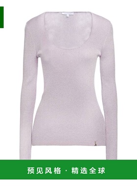 1h可退 香港直邮Patrizia Pepe 柏翠莎 佩佩 女士 毛衣 purple紫