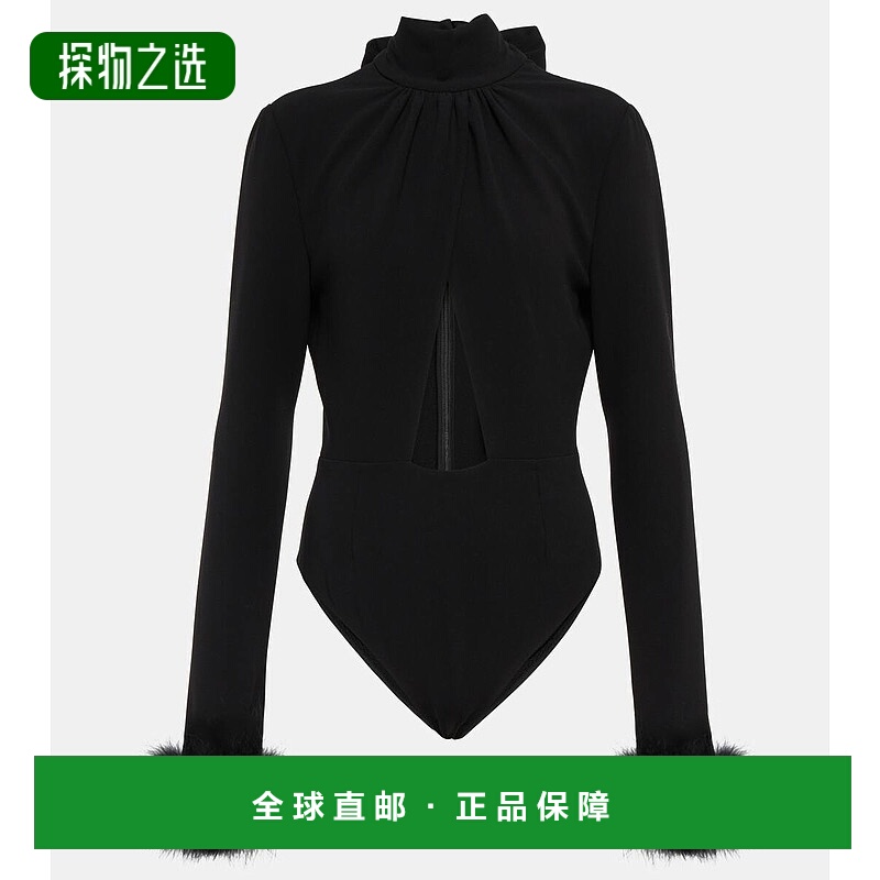 香港直邮magda butrym 女士 羽毛边剪口连体衣 001336