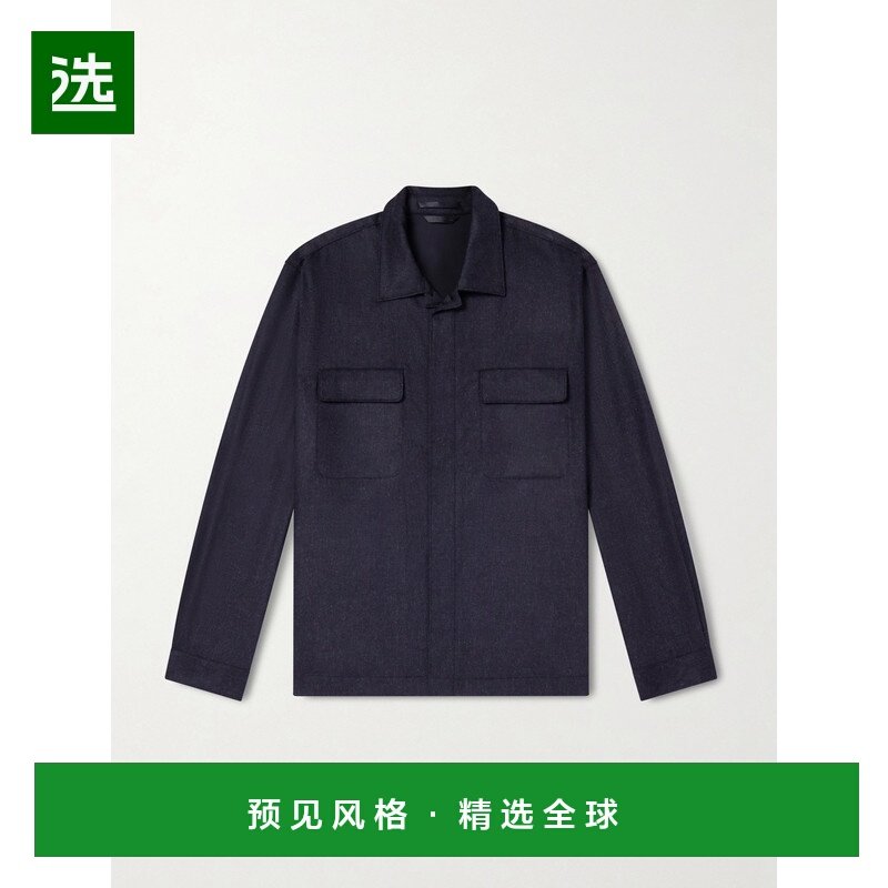 1h可退 香港直邮Sunspel 男士 弹力羊毛羊绒混纺法兰绒衬衫式夹克,男装,夹克,淘宝优惠券,粉丝福利购,淘宝优惠卷