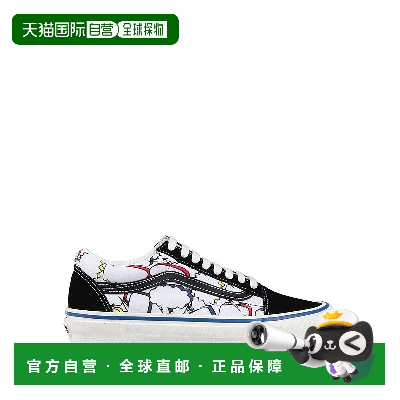 1h可退 香港直邮Vans 范斯 女士 运动鞋 black黑色 舒适时尚