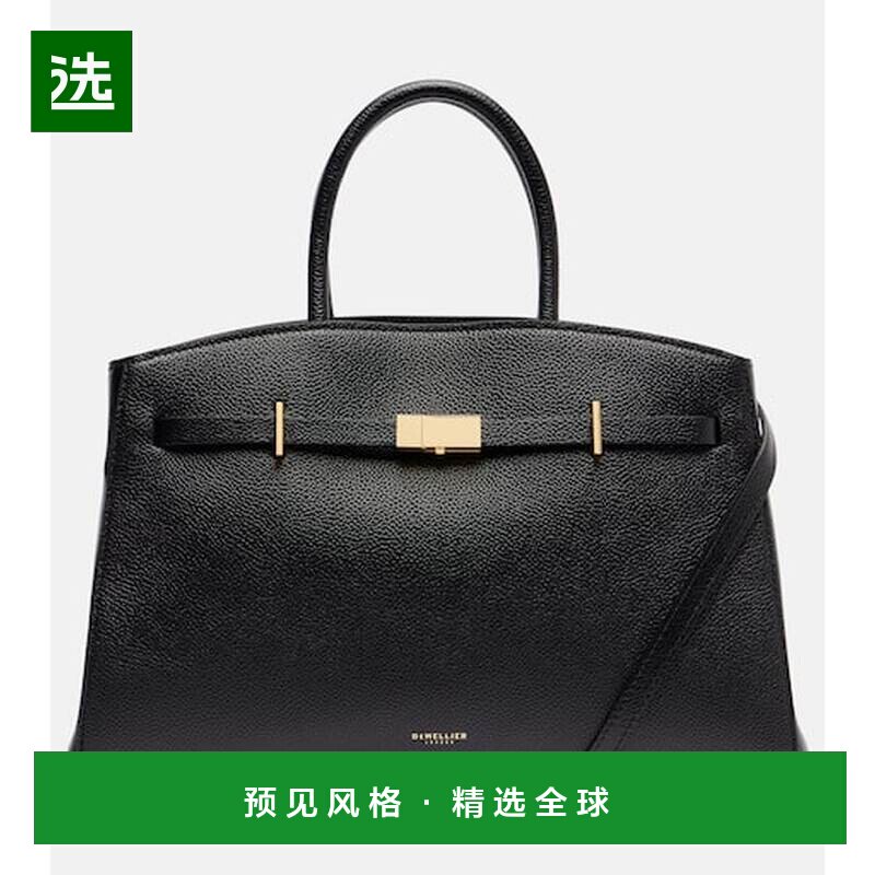 1h可退 香港直邮DeMellier 女士 Hudson Midi 皮革手提包单肩包