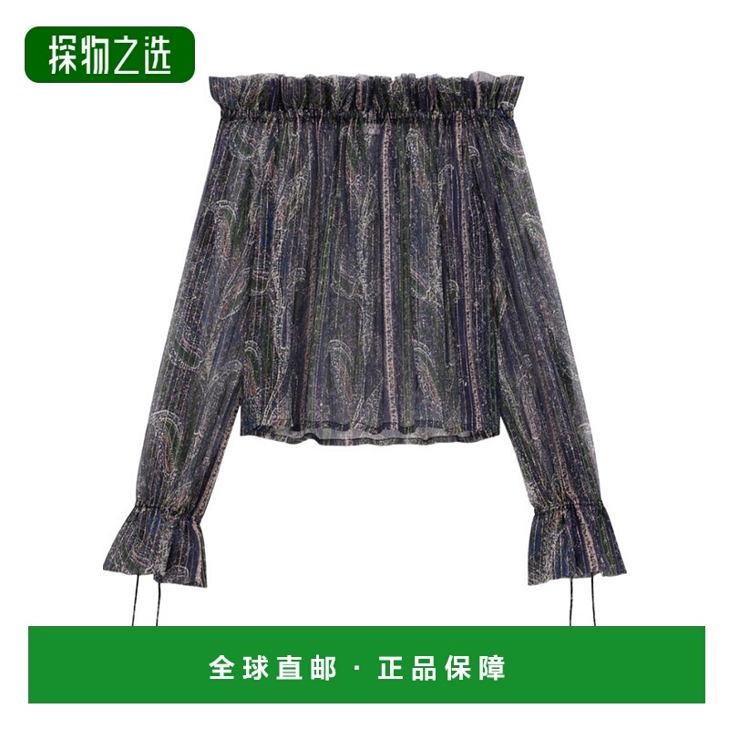 香港直邮Saint Laurent 露肩上衣 823001Y4K85女装