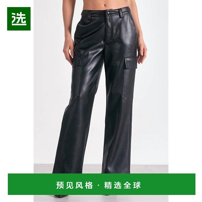 1h可退 【美国直邮】elan 女士 休闲裤皮裤休闲流行穿搭外穿 舒适,女装/女士精品,休闲裤,淘宝优惠券,粉丝福利购,淘宝优惠卷