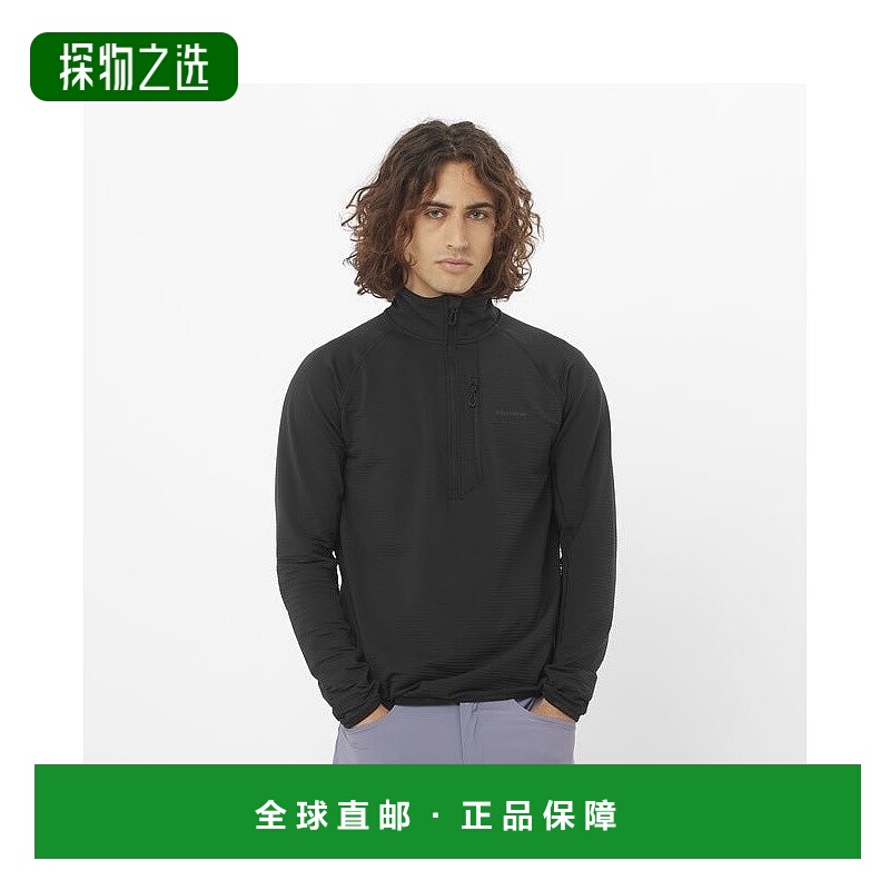 欧洲直邮Salomon萨洛蒙 ESSENTIAL LIGHTWARM系列男士深黑色