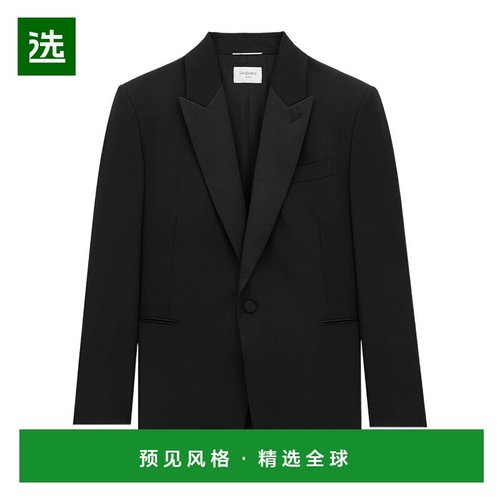香港直邮Saint Laurent 长袖羊毛西装外套 821985Y512W