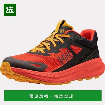 欧洲直邮Helly Hansen 男士橙色聚酯Skyhawk越野跑鞋