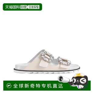 Viv 香港直郵Roger Vivier Slidy RVW45818820BSS 平底拖鞋