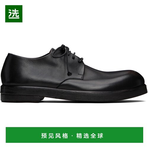 1h可退 香港直邮marsell 男士 黑色 Zucca Zeppa 德比鞋 MM1330P0