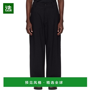 1h可退 香港直邮Studio Nicholson 男士 黑色 Mura 长裤 MURASNM1