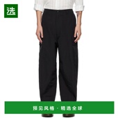 美国直邮 裤 Comme Garçons 1h可退 黑色抽绳工装 des Homme 男