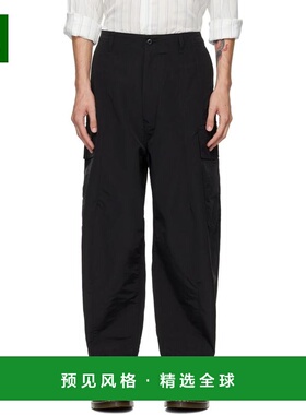 1h可退 【美国直邮】Comme des Garçons Homme 黑色抽绳工装裤 男