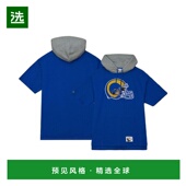 美国直邮 Mitchell Ness 1h可退 男士 皇家蓝洛杉矶公羊队赛后