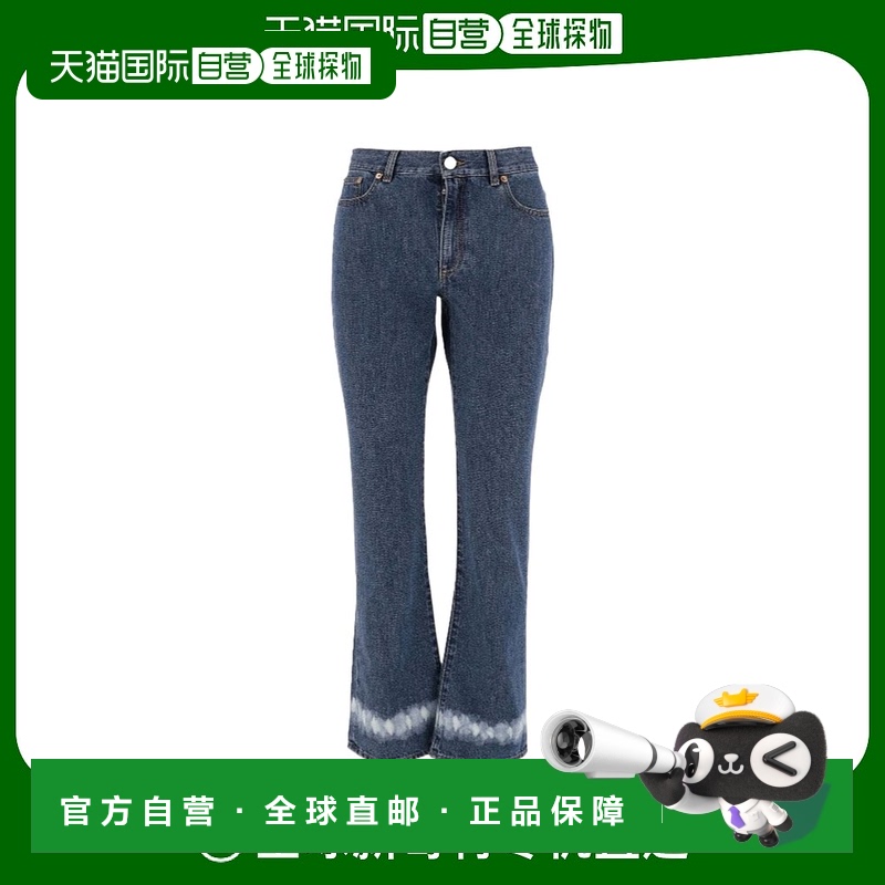 【99新未使用】香港直邮Valentino 腰带环牛仔长裤 4B3DD17N8CQ