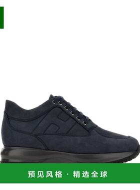 1h可退 香港直邮Hogan 男士 互動運動鞋 HXM00N00010UDX blue蓝色