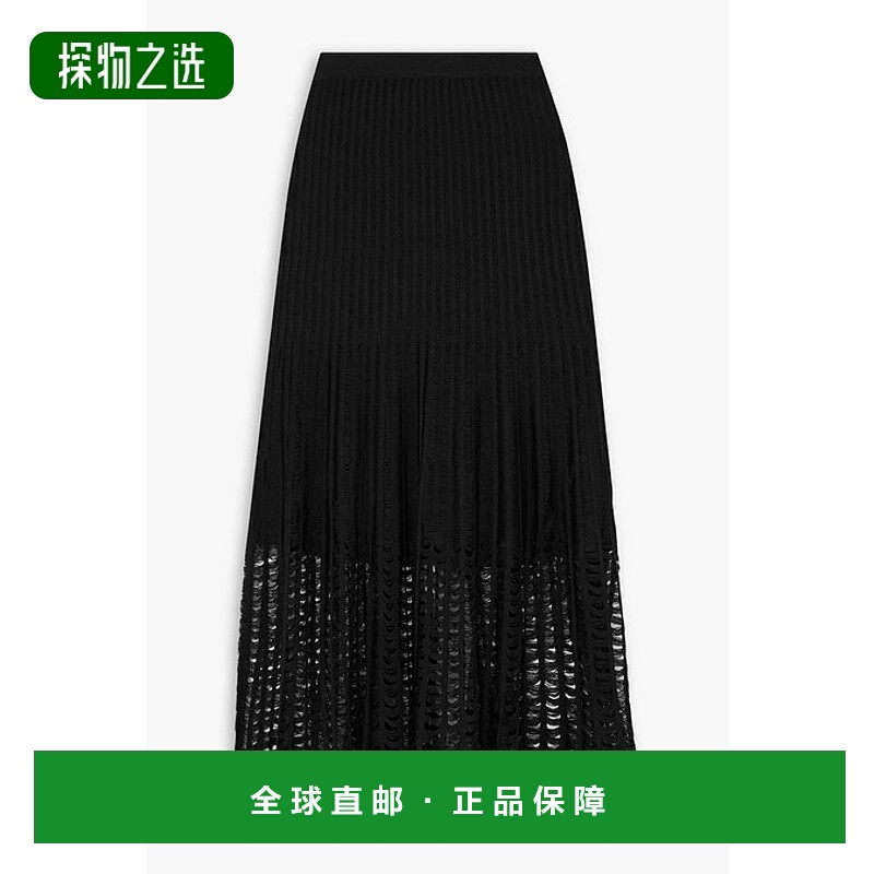 1h可退 香港直邮Gabriela Hearst 女士 Althea 洞洞针织真丝长款