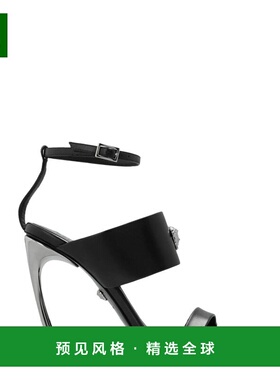 香港直邮1h可退 Versace 范思哲 女士 精饰皮质凉鞋 10220001A145