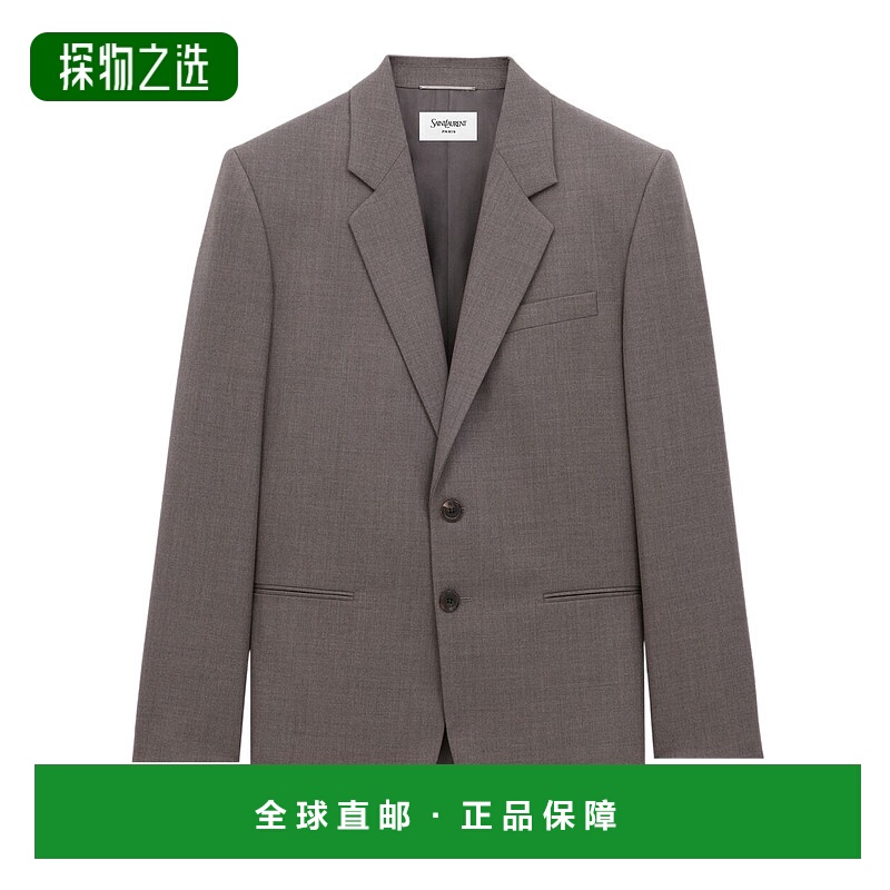 香港直邮Saint Laurent 长袖羊毛西装外套 813942Y2J02