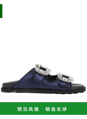 1h可退 香港直邮Roger Vivier Slidy Viv 凉拖 RVW45844480RS0