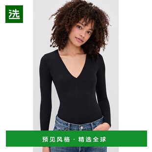 1h可退 香港直邮COMMANDO 女士 Prima 芭蕾式深V领连体衣