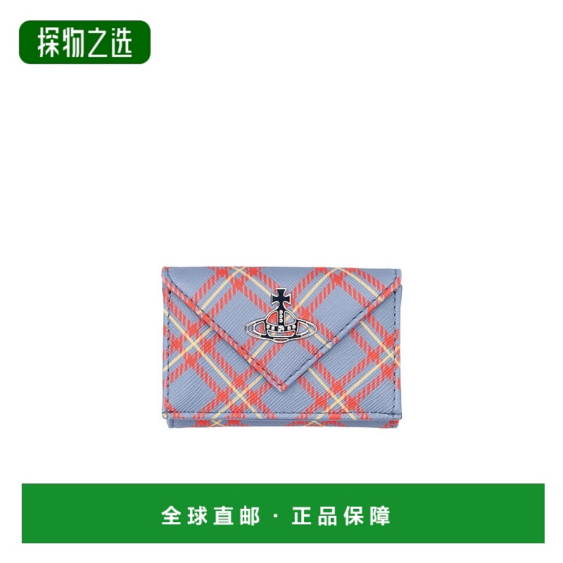 香港直邮Vivienne Westwood 格纹翻折钱包 5115002FWS0022