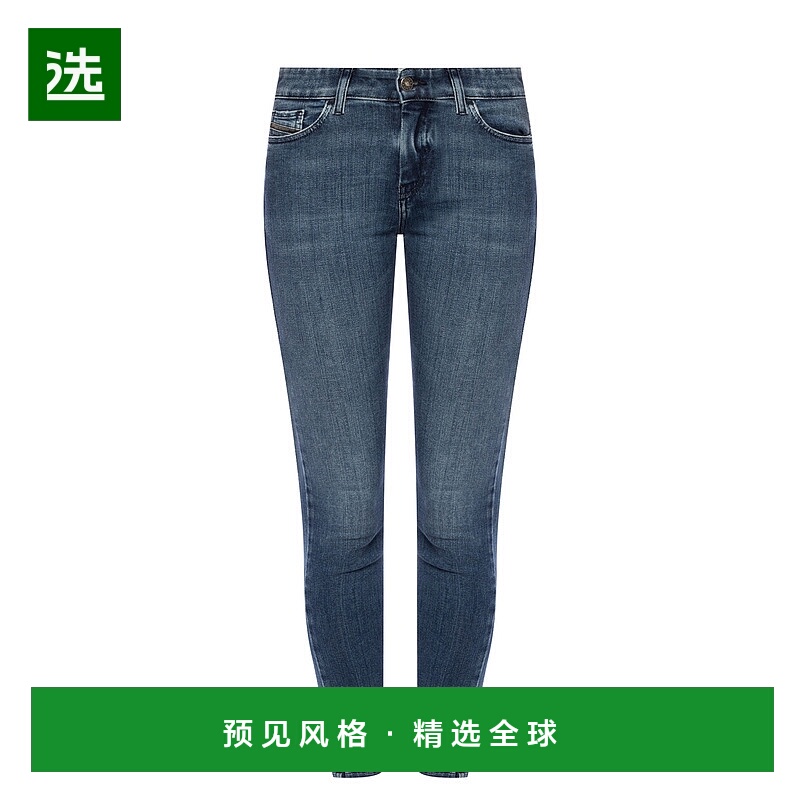 1h可退 欧洲直邮DIESEL 女士牛仔裤SLANDY00SXJN083AN01紧身裤