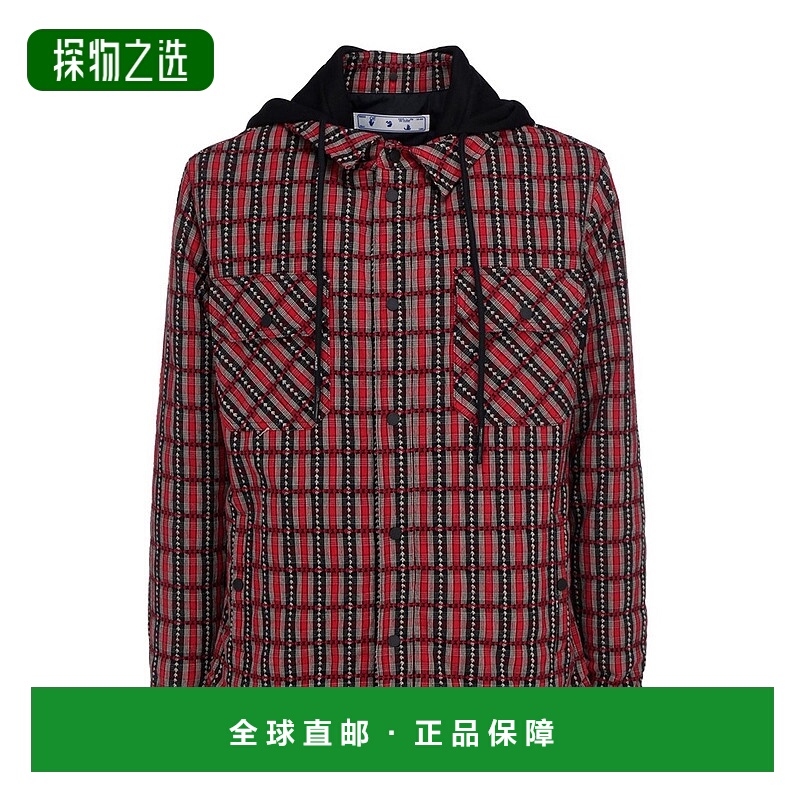 1h可退 欧洲直邮OFF-WHITE 男士衬衫 OMEA236F20FAB0012510