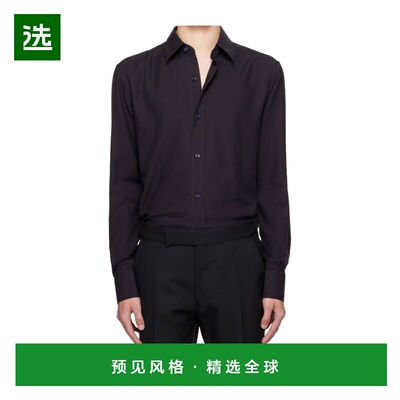 1h可退 香港直邮TOM FORD 男士衬衫 HRN001FMC248LB999BLACK AW20