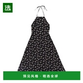 美国直邮 BACK HVN LEOPARD 1h可退 HALTER TARZAN REECE GOWN