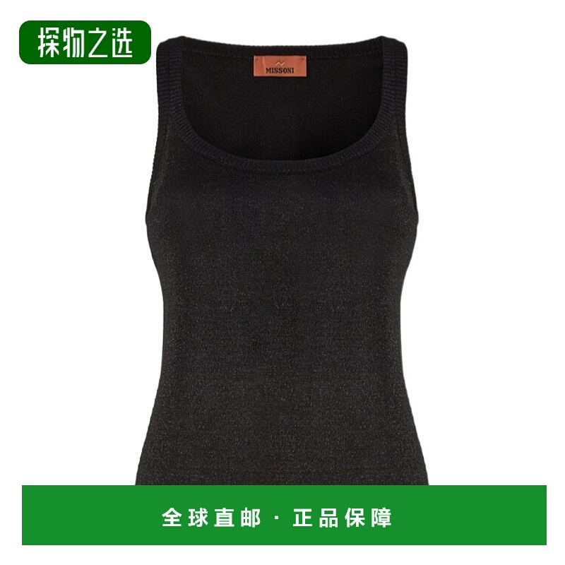 香港直邮Missoni 闪光效果粘胶纤维背心 DS24WK0JBK039J性感