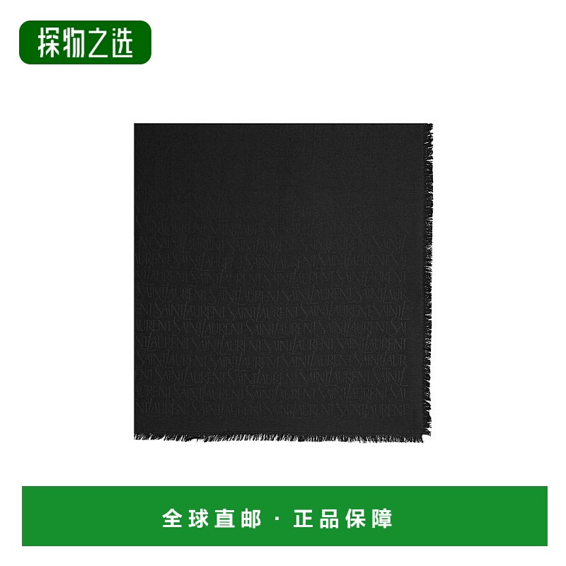 1h可退 欧洲直邮saint laurent 女士 围巾披肩羊毛