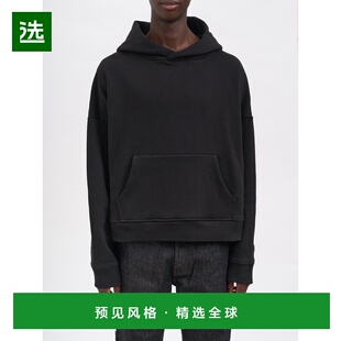 1h可退 香港直邮Entire Studios 男士 HEAVY 带帽黑色卫衣 MUNU25