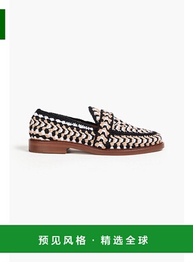 1h可退 香港直邮Chloe 蔻依 女士 Kayla 钩编乐福鞋 C22S584X00YA