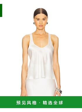 1h可退 香港直邮enza costa 女士 真丝缎面背心 SS30038 beige米