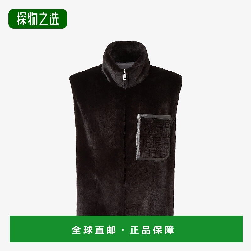 1h可退 欧洲直邮FENDI 芬迪 25秋冬 FMH064AS9VF0GME 男士 马甲