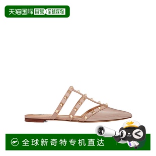 SW2S0 99新未使用 香港直邮Valentino ROCKSTUD尖头铆钉穆勒鞋