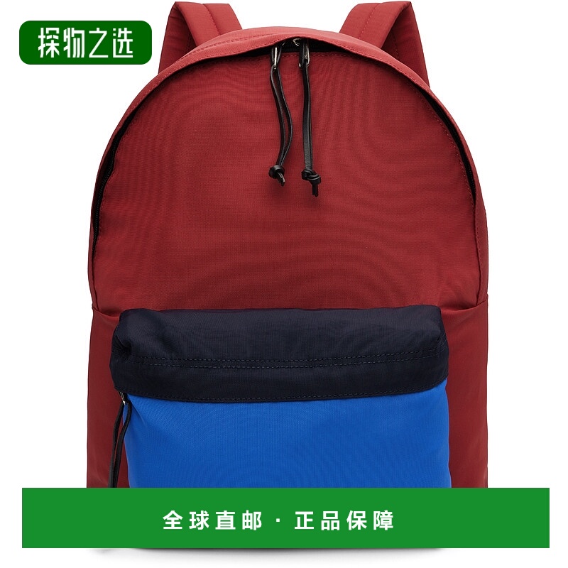 香港直邮AURALEE 男士 红色 & 蓝色 AETA 联名双肩包 A25AB06AE